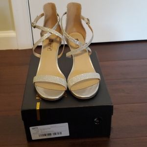 Idifu Silvia Cross strap open toe evening shoe